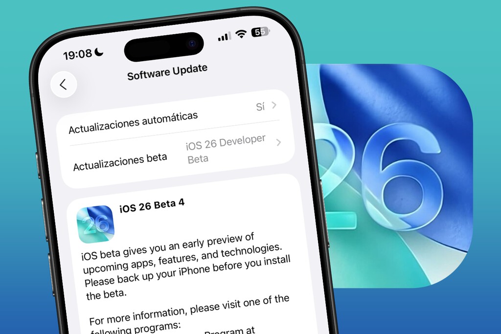 La beta 4 de iOS 26 está aquí. Hay novedades y por fin Liquid Glass deja de ser un problema