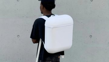 Alguien convirtió los AirPods en una mochila de 44 litros. La verdad es que es mucho más útil de lo que esperaba