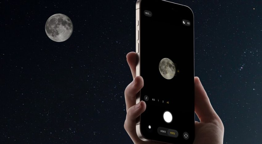 La razón por la que el iPhone no saca buenas fotos de la Luna: su app de cámara no está diseñada para ello. Pero tiene solución