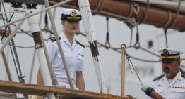 La princesa Leonor llega a Marín y finaliza su crucero de instrucción de seis meses a bordo del Juan Sebastián de Elcano