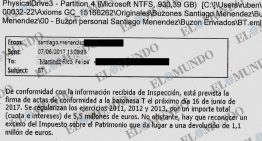 Los correos de la filtración de «información reservada» de Hacienda a Montoro: de Esperanza Aguirre a Rafa Nadal y la baronesa Thyssen
