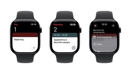 Aplicación calendario de Apple