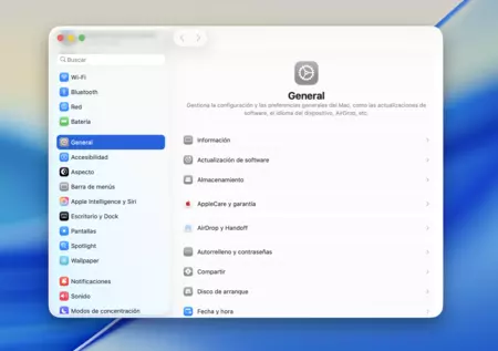 Ajustes Macos 26
