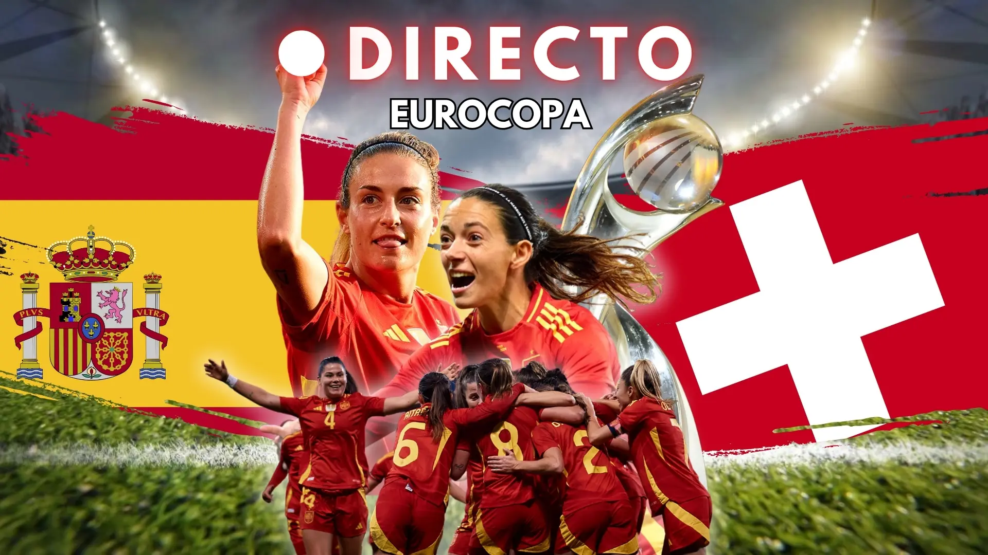 España – Suiza de la Eurocopa femenina, en directo: alineación, marcador, goles y última hora de los cuartos de final