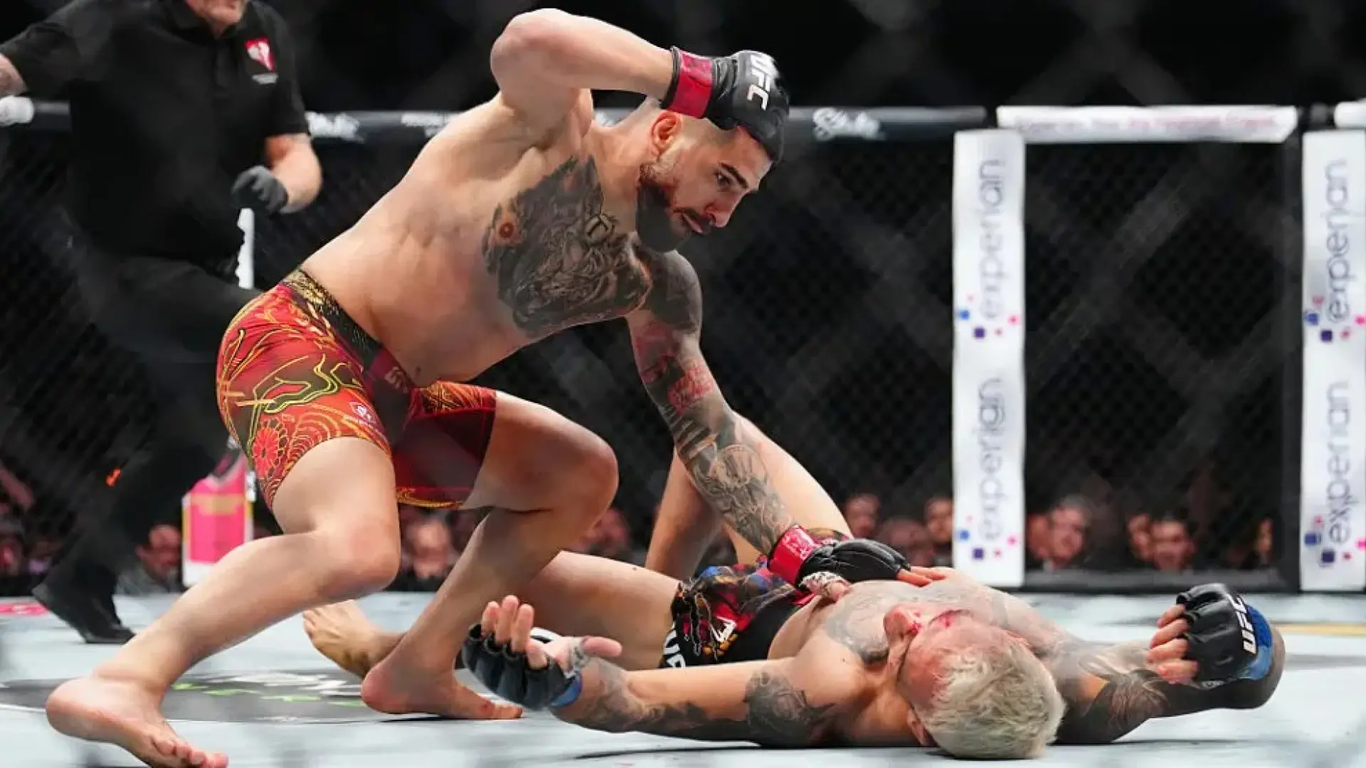 Charles Oliveira habla del KO de Ilia Topuria: "Es el que más fuerte me ha pegado"