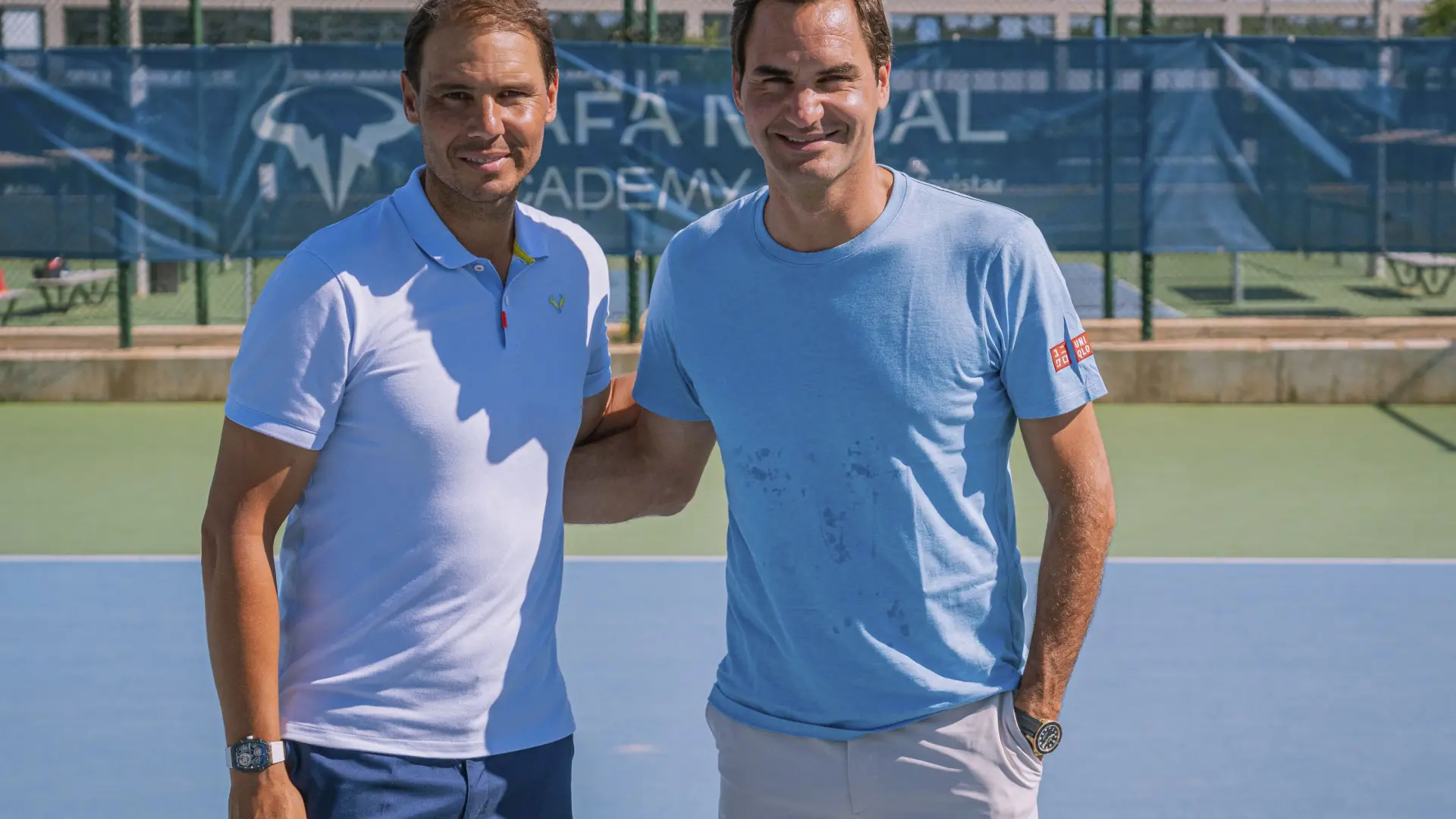 Nadal y Federer, juntos de nuevo: el motivo de la visita del suizo a la Academia de Rafa