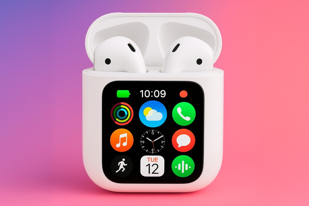 ¿Y si tu próximo Apple Watch está en el estuche de tus AirPods? Apple acaba de patentarlo y no es tan loco como parece 