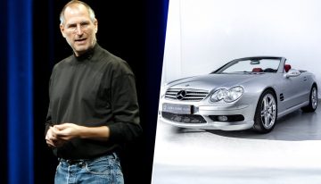 Cada seis meses, Steve Jobs compraba el mismo coche, un Mercedes-Benz SL-Class de 120.000 euros. El truco estaba en la matrícula