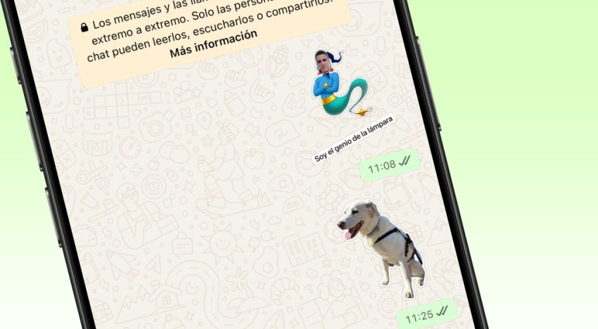 Acabo de descubrir el truco de WhatsApp para crear stickers personalizados. Y no hace falta Apple Intelligence