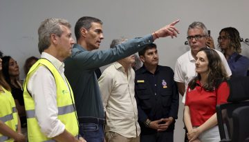 Sánchez reaparece en los incendios en Galicia y propone un gran Pacto de Estado por la emergencia climática