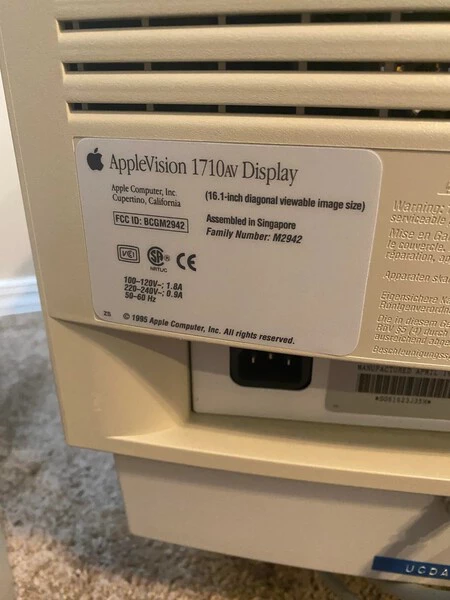Apple Vision Trasera