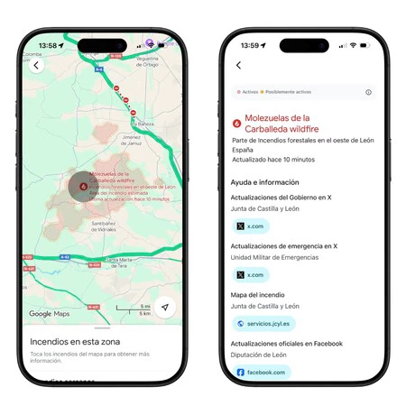 Incendios En Google Maps