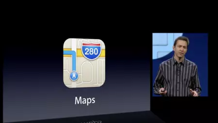 Momento de la presentación de Apple Maps