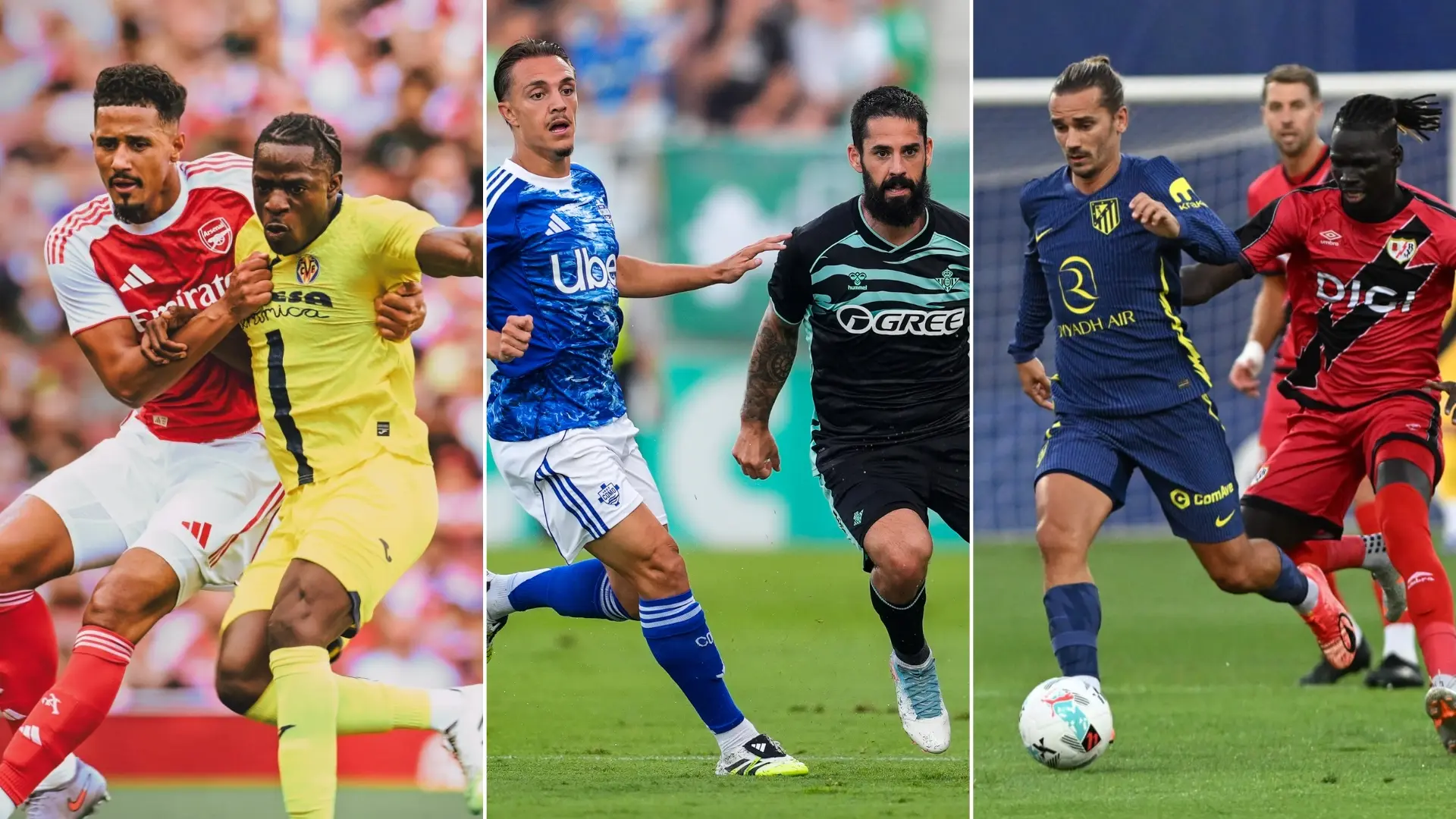 La pretemporada del fútbol español: el Villarreal sorprende al Arsenal, el Betis cae ante el Como, y el Atleti empata con el Rayo