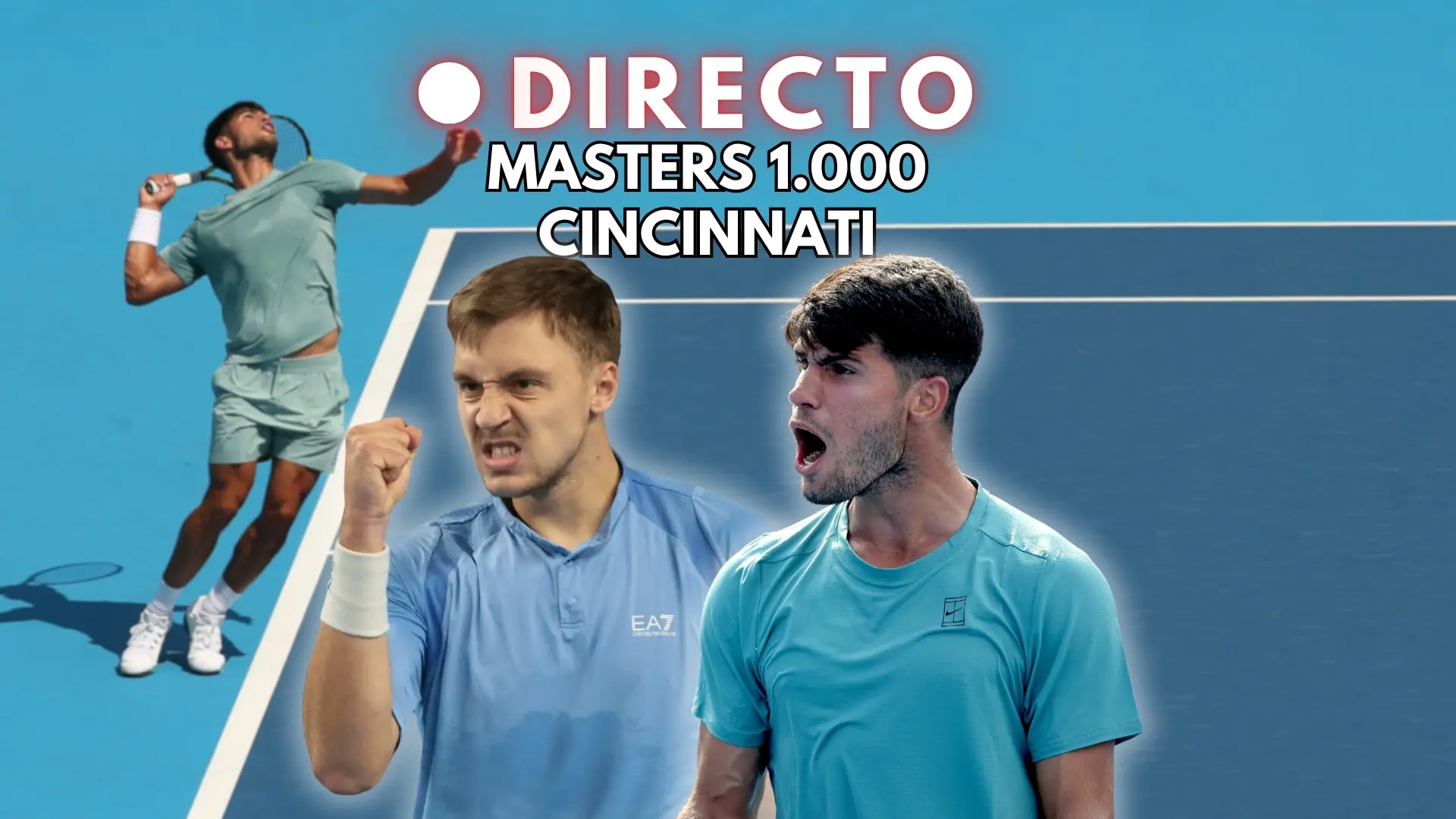 Carlos Alcaraz – Hamad Medjedovic de Cincinnati, en directo: resultado y última hora del partido de tercera ronda
