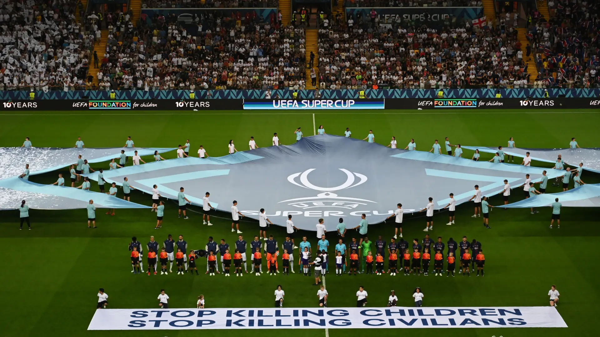 El mensaje de la UEFA a Israel por la guerra de Gaza: «Dejad de matar niños, dejad de matar civiles»