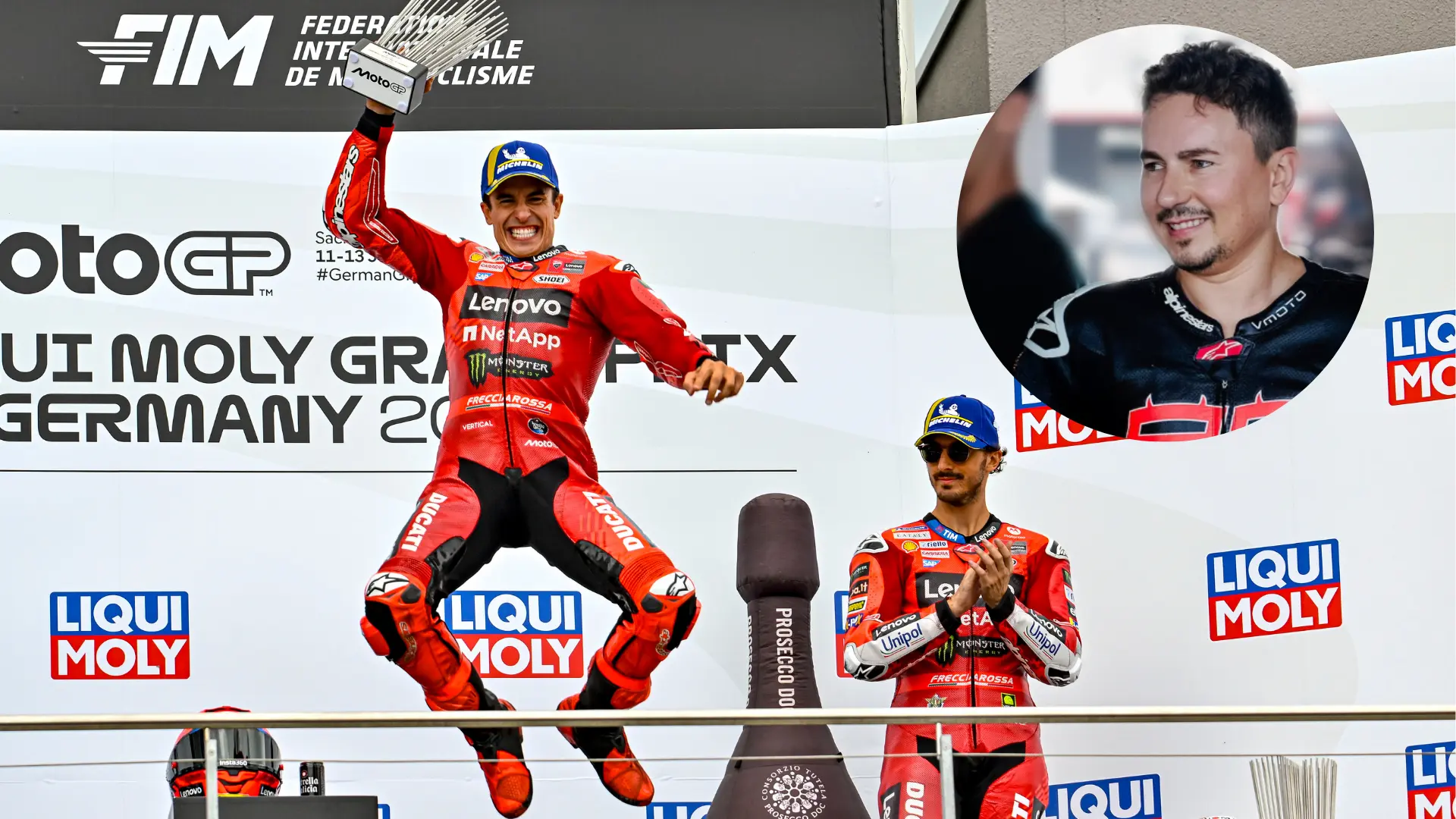 Jorge Lorenzo explica el hundimiento de Pecco Bagnaia ante Marc Márquez: «Crees menos en ti, eres más lento…»