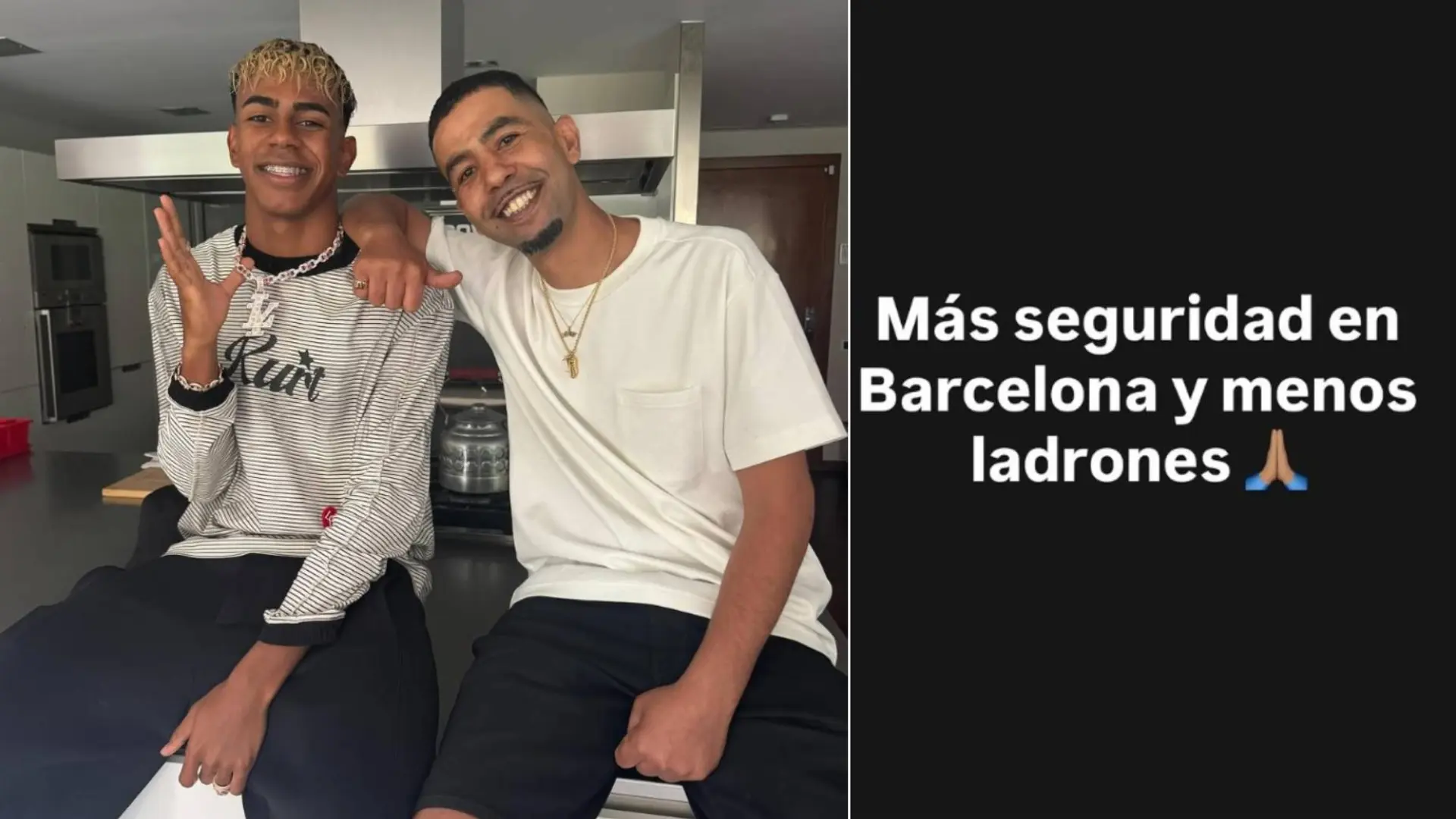 El misterioso mensaje del padre de Lamine Yamal en redes: «Más seguridad en Barcelona y menos ladrones»