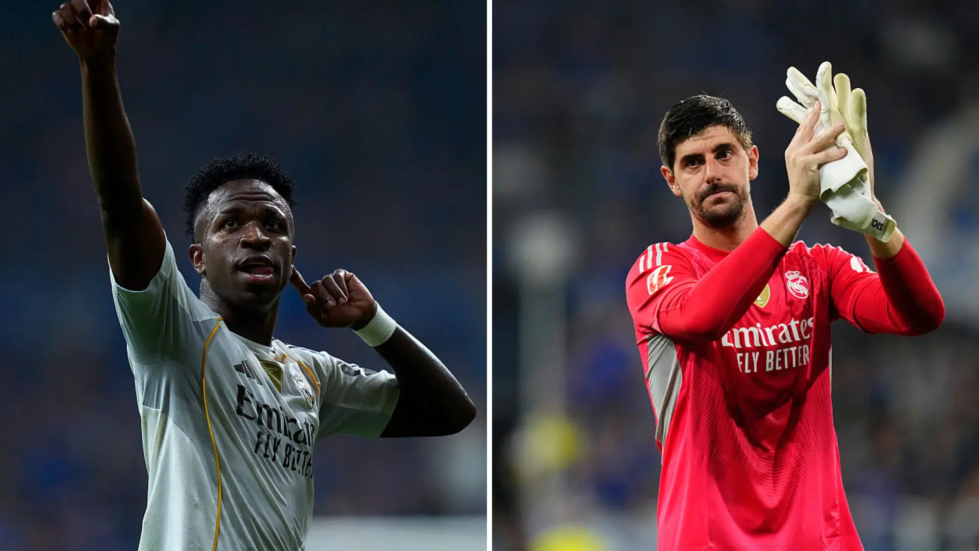 El mensaje de Courtois tras el polémico «a Segunda» de Vinícius al Oviedo: «Un campo que es de Primera»