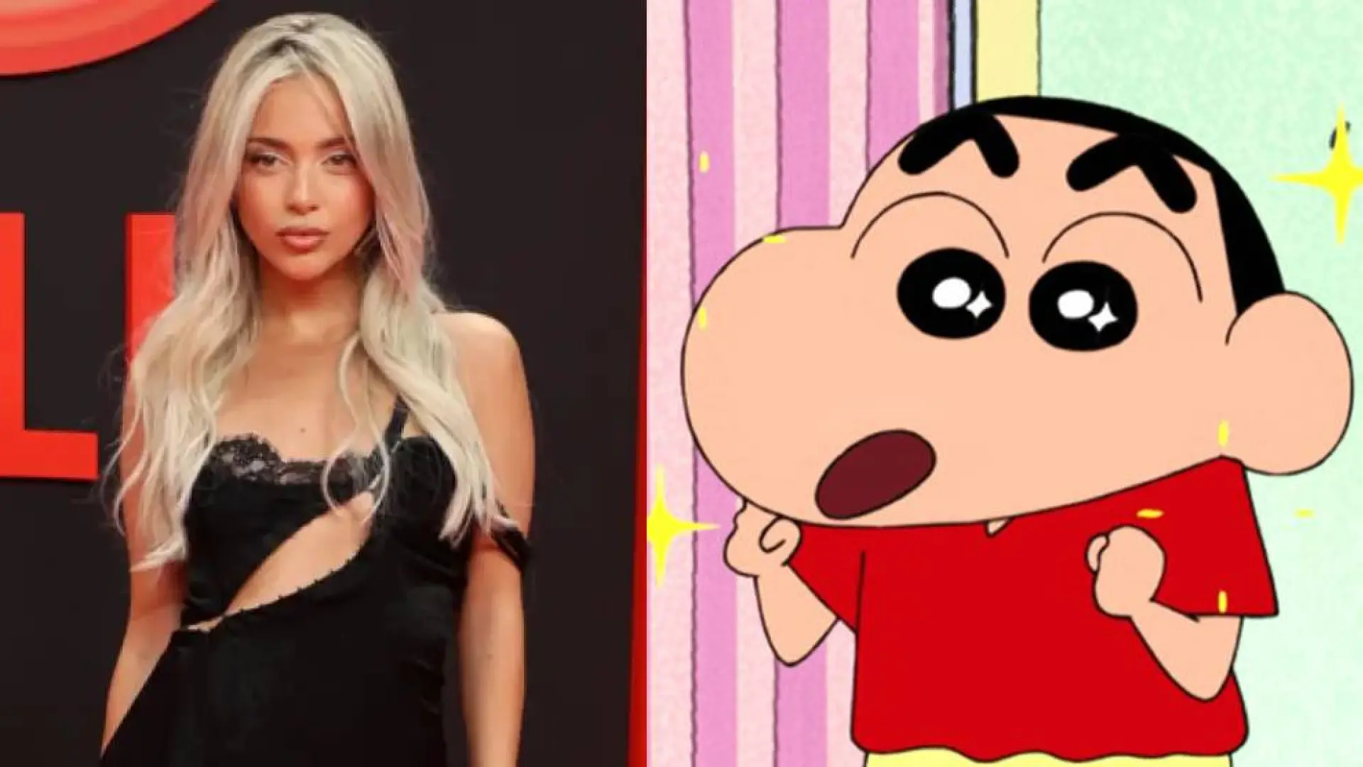 Ana Mena sorprende con su imitación de Shin-chan en su llegada a Japón: «¡Uooo, Nevado!»