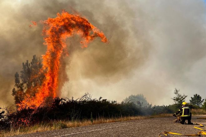 Desde tos hasta infecciones respiratorias: los incendios ponen riesgo la salud de las personas