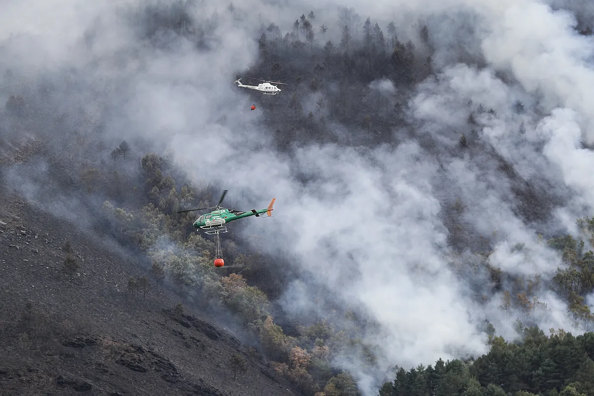 Detenidas dos personas por 17 incendios forestales provocados en Vilalba (Lugo)