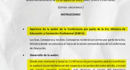 Arranca el curso escolar: una ministra ausente que se 'reúne' por correo electrónico, una ley en desuso y amenaza de huelga