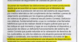 Las actas desmienten a la ministra de Igualdad sobre el fracaso de las pulseras: «Hay incidencias recurrentes; las víctimas se ven desprotegidas»