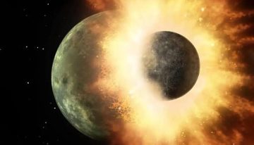 La Tierra era seca hasta que una colisión la convirtió en un planeta azul
