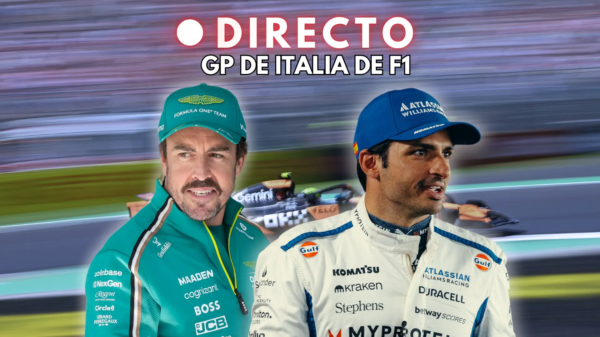 GP de Italia de F1, en directo: última hora y resultado de la clasificación de Fernando Alonso y Carlos Sainz en Monza