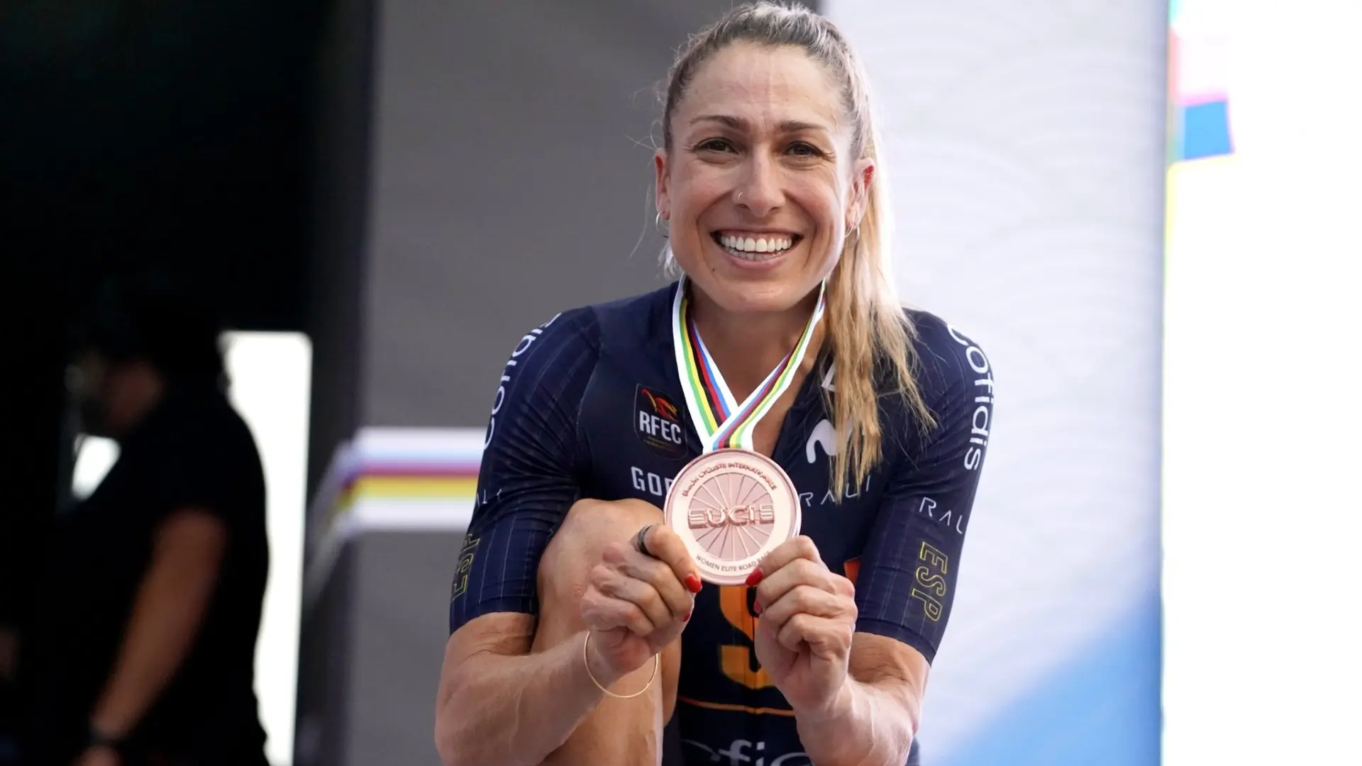 Bronce histórico de Mavi García en el Mundial de ciclismo en ruta