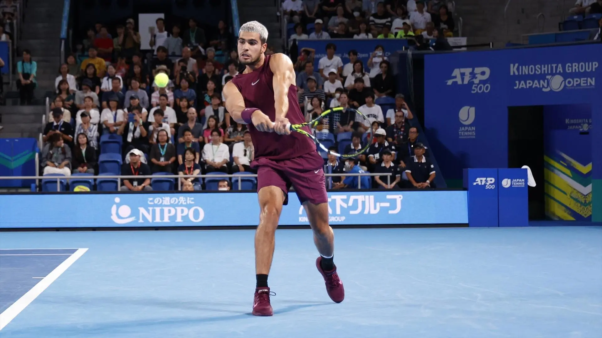 Horario y dónde ver el Carlos Alcaraz – Taylor Fritz en la final del ATP 500 de Tokio por TV desde España