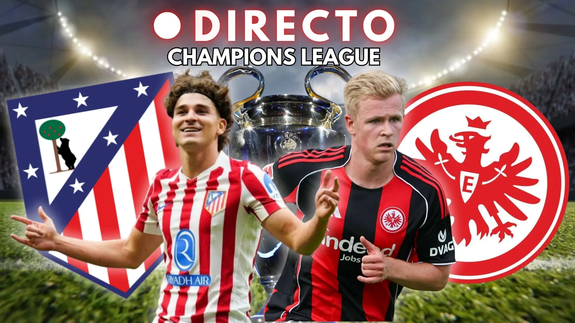 Atlético de Madrid – Eintracht Frankfurt de Champions League, en directo: marcador, goles y última hora de la jornada 2