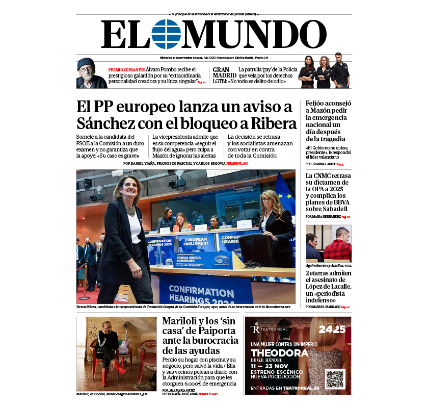 Mariloli en su casa, destrozada, unos días después de la riada.