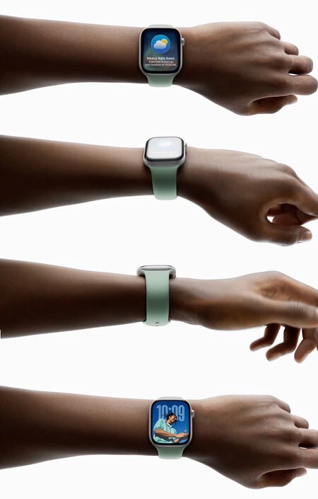 Gesto descartar notificación Apple Watch