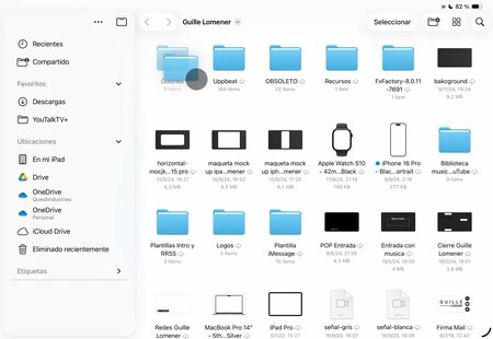 Poner Carpeta Dock Ipad