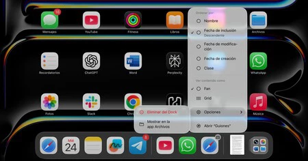 Eliminar carpeta Dock iPad