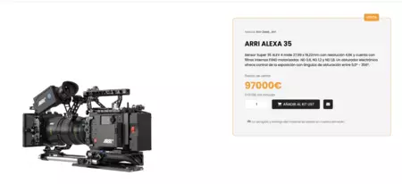 Cámara Arri Alexa 35