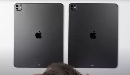 iPad Pro M4 (izquierda) y iPad Pro M5 (derecha)