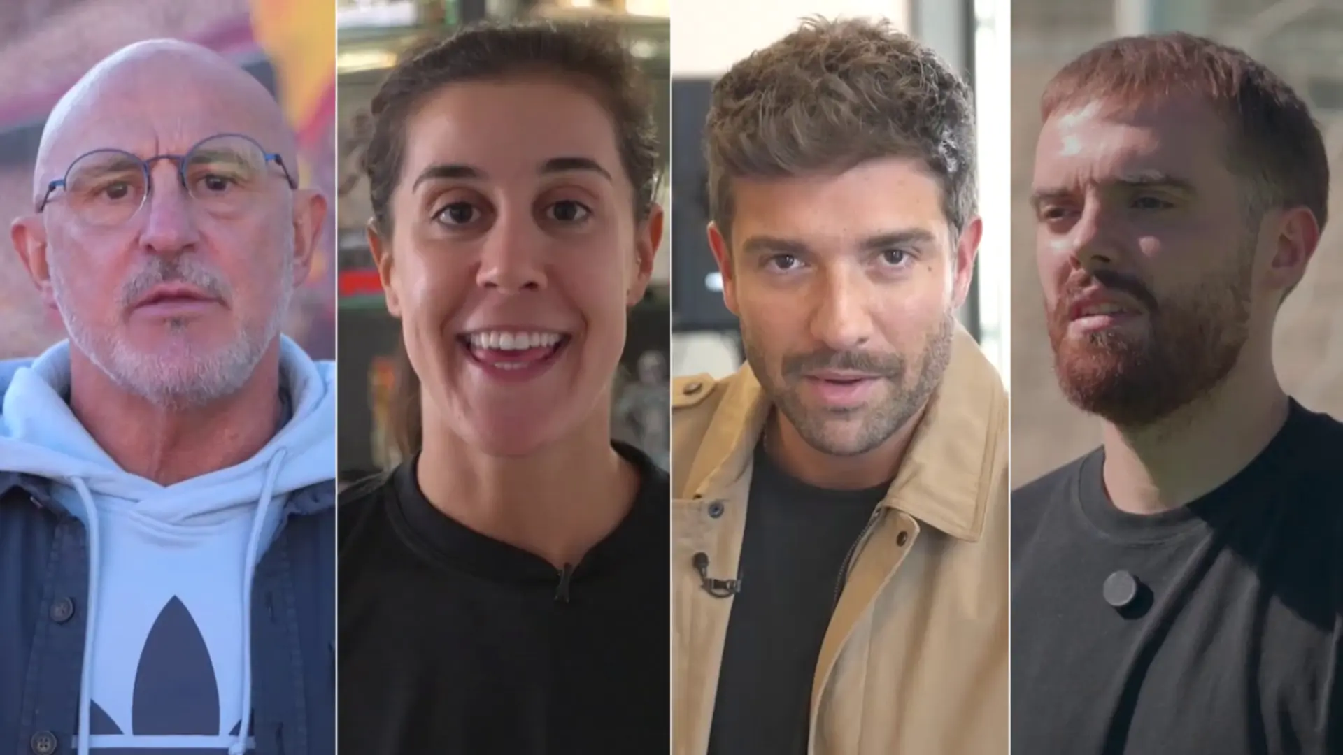 Pablo Alborán, Ibai Llanos, Carolina Marín… ¡seleccionadores de España! Así presentaron la convocatoria de Luis de la Fuente