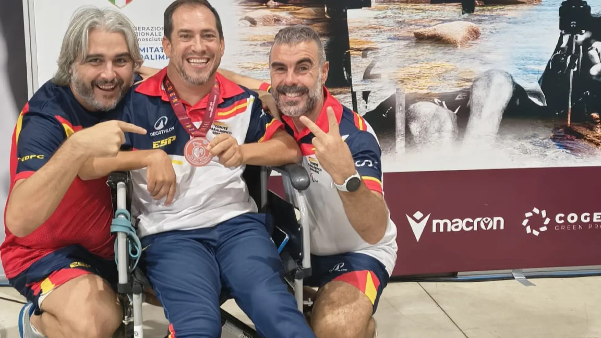 La alegría de 'El Langui' tras triunfar en su primera competición internacional de boccia: «Algo impensable»
