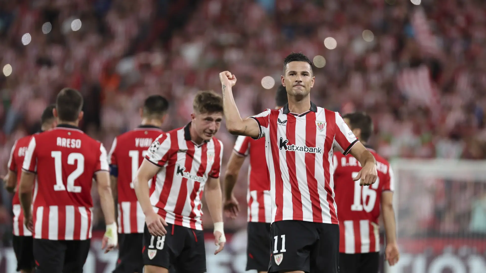 Remontada del Athletic Club ante el Qarabag para celebrar la primera victoria en Champions este curso