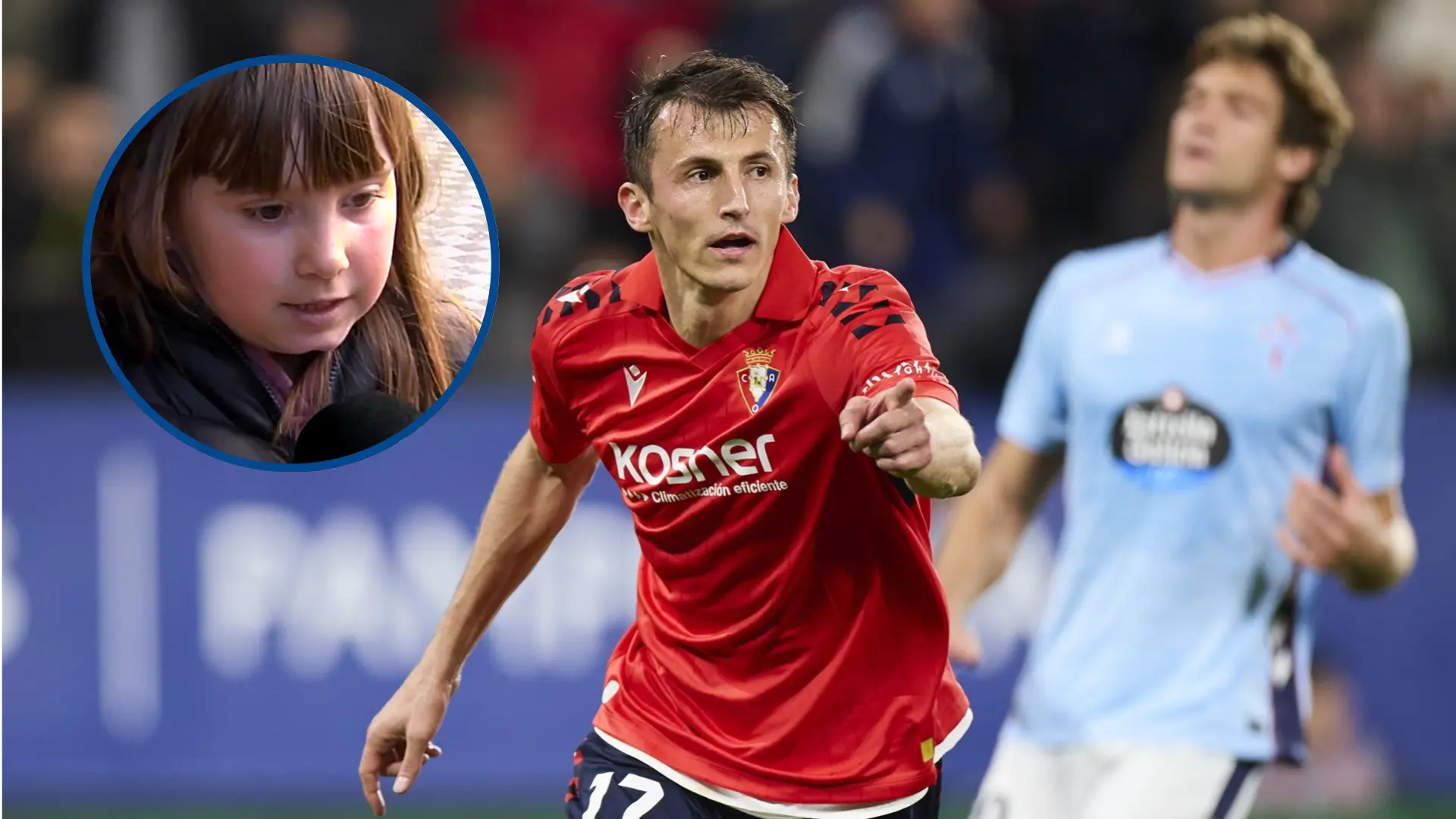 Nagore, la socia de 8 años de Osasuna que se ha hecho viral con su profundo análisis futbolístico: «Lisci sí hace los dos bloques»