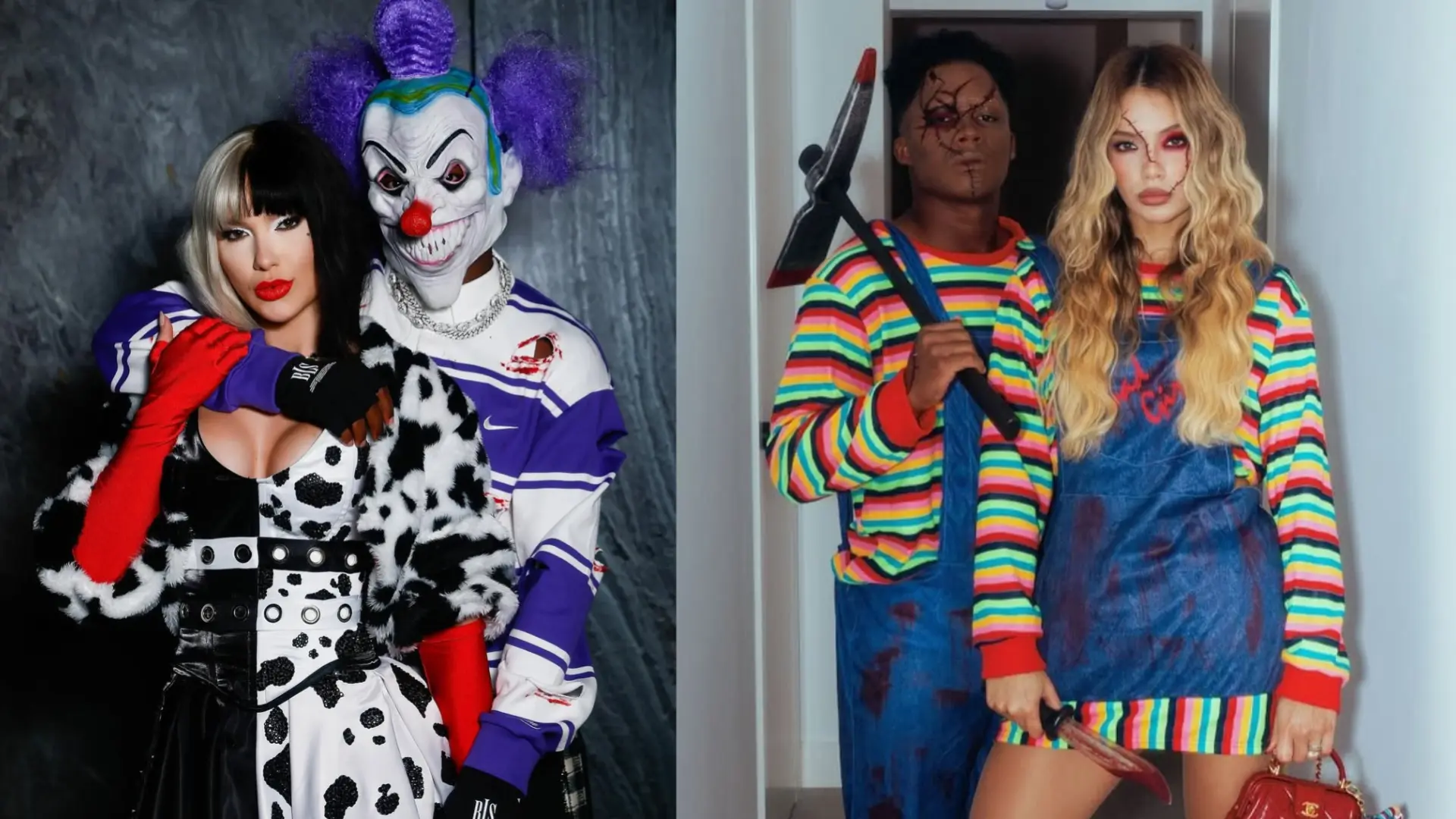 'Chucky Endrick', Vinícius de payaso, Militao de Gomez Addams… El fiestón de Halloween del 'clan brasileño' del Real Madrid