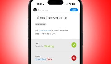 No es cosa de tu iPhone. ChatGPT, X (Twitter) y otras decenas de webs, juegos y apps han caído por un fallo de Cloudflare