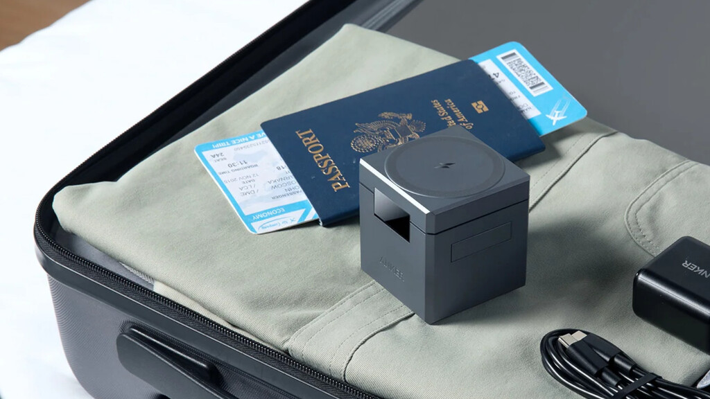 Se acabó el lío de cables. Este cubo tres en uno es perfecto si tienes un iPhone, AirPods y Apple Watch 