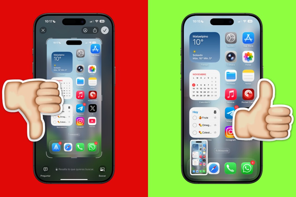 Las capturas de pantalla del iPhone han cambiado en iOS 26. Así de fácil puedes volver a las anteriores 