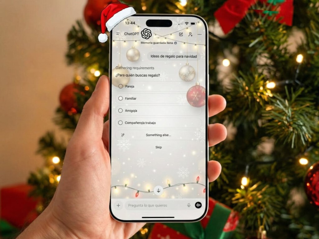 Quiero mucho a mi familia, pero soy un desastre regalando. Por fin ChatGPT tiene el modo exacto para solucionar mi problema esta Navidad 