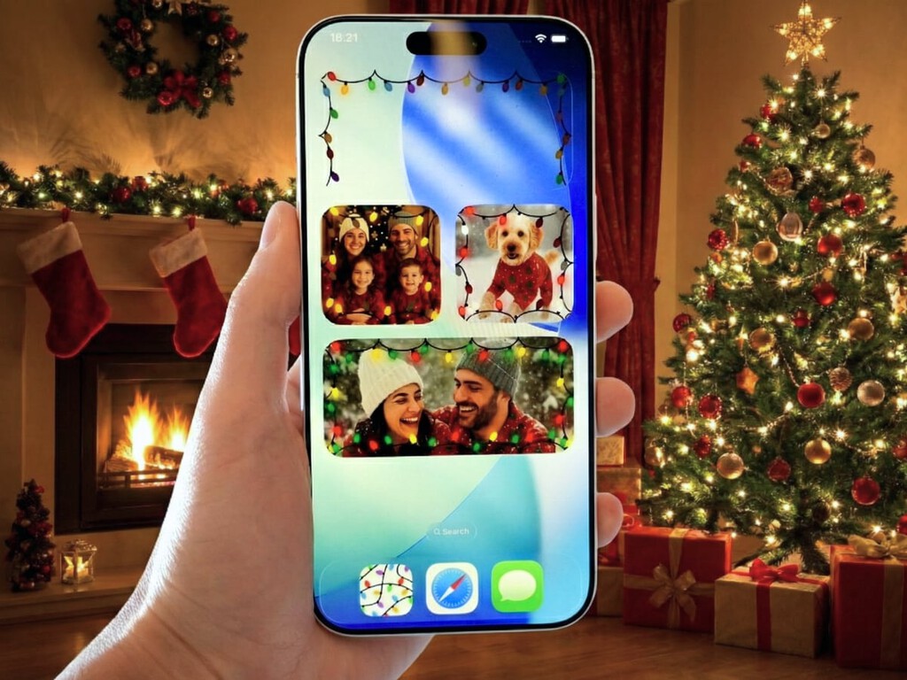 Mi iPhone y mi Mac ya están listos para la Navidad. He puesto luces en sus pantallas y hasta nieve gracias a esta app 