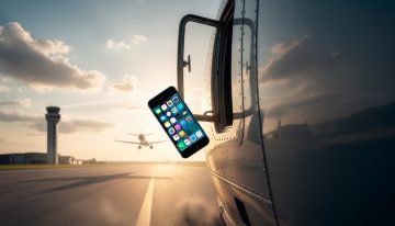 Un piloto perdió su iPhone en plena pista de despegue. Lo encontraron en un estado extrañísimo para las circunstancias: funcionando